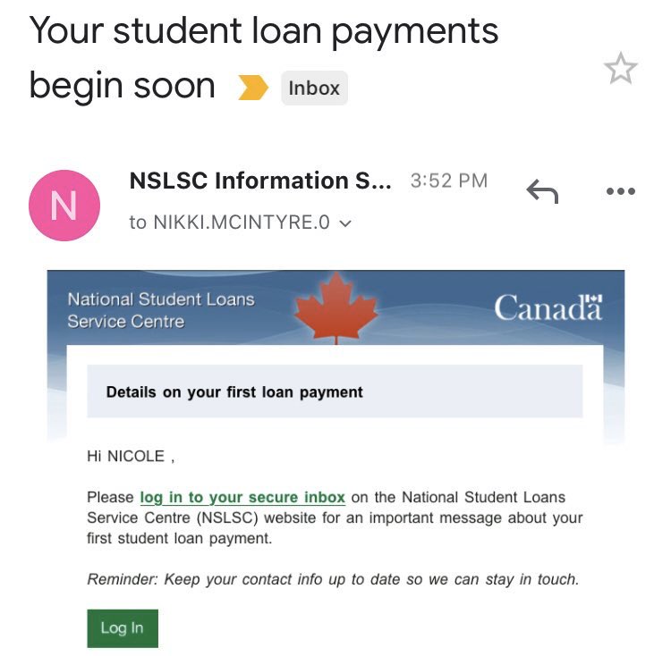 Canada National Student Loan Service Centre Login لم يسبق له مثيل