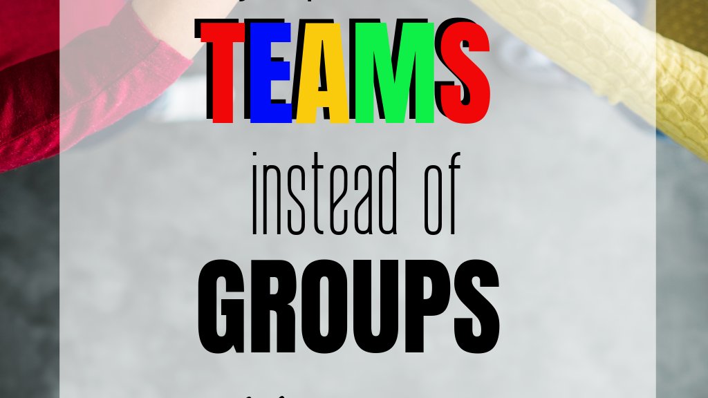 I Here's my new blog post. Find out what happened in my classroom when I put students into teams instead of groups.
bit.ly/Classroom_team…

#groupwork #classrooms #teamsnotgroups #teacherlife #makingitwork #PrimarySTEMchat #schoollife #mystemclassroom