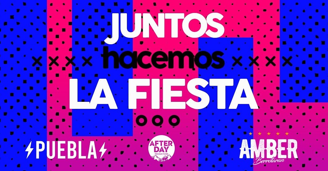 dorianproduc's tweet photo. JUNTOS HACEMOS FIESTA
Amber + Puebla + After Day
Nos unimos para darte las mejores fiestas en los mejores lugares!
3 fechas // 3 fiestas // 3lugares.
Acompañanos. https://t.co/pefenhEs6b