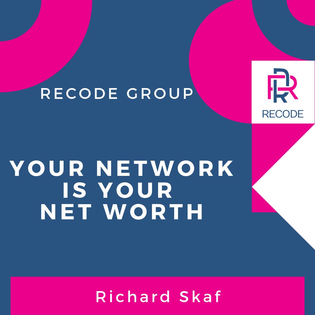 recodegroup's tweet photo. YOUR NETWORK IS YOUR NET WORTH
Many have asked @richard_skaf to share his insight on this important career and life advice.
If you’re interested, please send us a private message for your free 18 page PDF download which Richard has created to help you network.
#recodegroup https://t.co/JDzu9G22tI