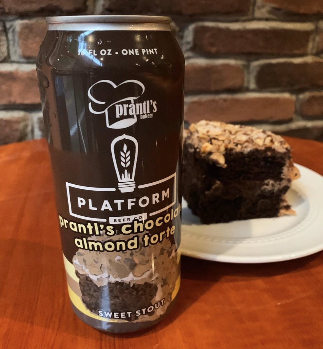 Look who’s back, but with a twist! Chocolate Almond Torte, a Sweet Stout from @platformbeerco is brewed with Prantl’s famous almonds, chocolate, vanilla, and lactose! Available 10/21 in Pittsburgh!