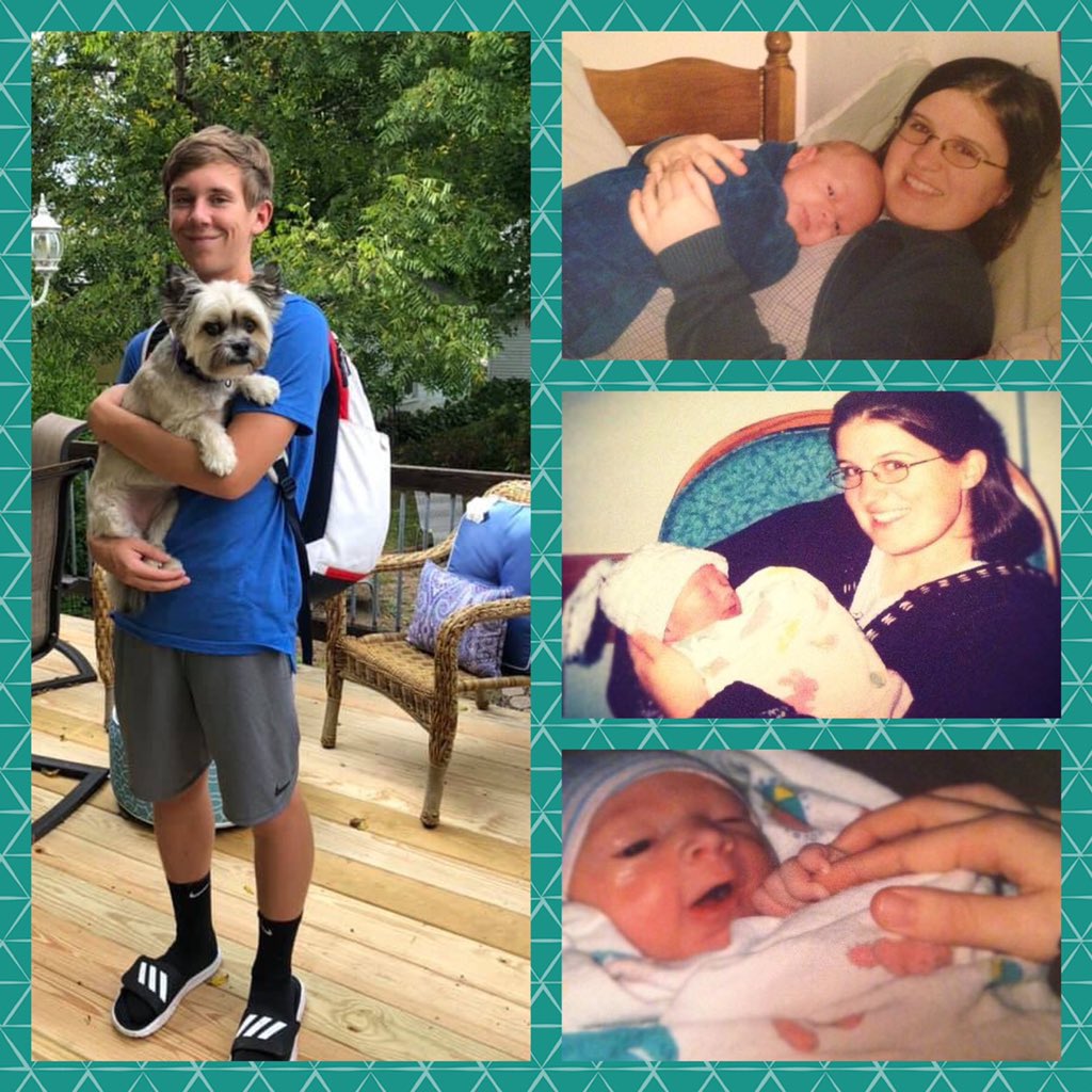 Kim_Scott_15's tweet photo. I’m not sure how this happened, but this guy turns 16 tomorrow. If you need me, I’ll crying in a corner wondering how he grew up so fast. #AuntLife #MyFirstNephew https://t.co/1ZPTMlZZHo