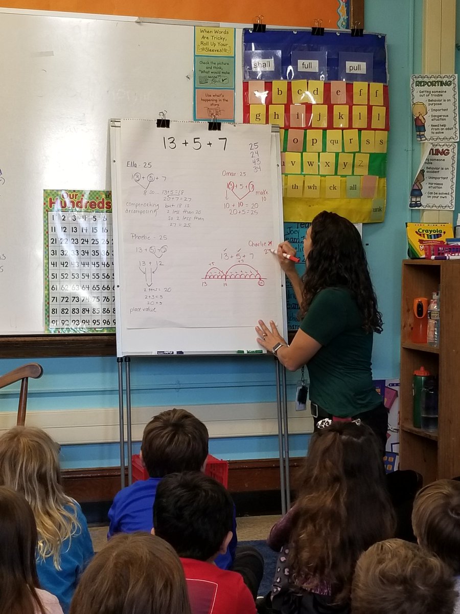 MrsOConnor9's tweet photo. Ss explored Number Talks today with Mrs. Tindall and shared various strategies for problem solving! You know they loved it bc when she left, they immediately asked when she was coming back to "talk more about numbers."  @MTPSFairview @PtoFairview @MTPSpride @tindall_melanie https://t.co/idzyoK5gX4