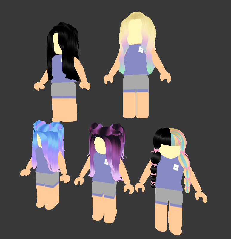 Beeism On Twitter Last But Not Least Double Buns In Pastel Purps So To Recap We Have Ms M Double Buns In Borealis Double Buns In Pastel Purps Classy Bump In - roblox double buns in black