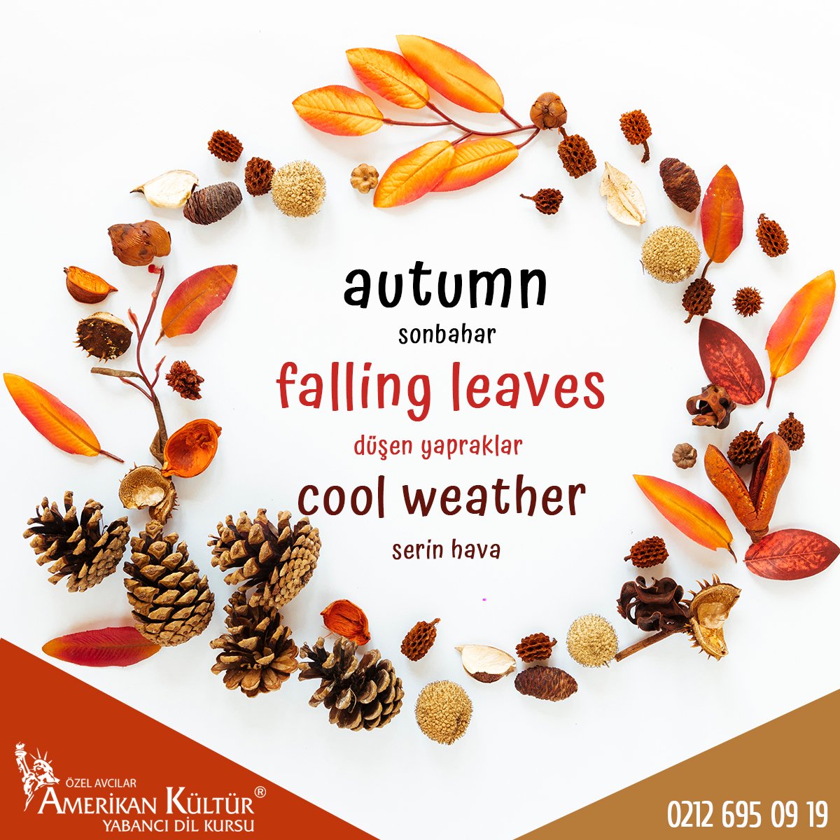 Autumn, Falling Leaves, Cool Weather….
Size, hangi kelimeler sonbaharı anımsatıyor?

Hadi, Size Sonbaharı Anımsatan Kelimeleri Yoruma Yazın