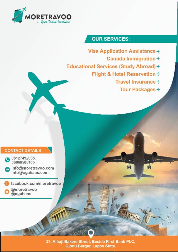 OgaHans's tweet photo. @OgbeniDipo Let's Hold Your hands and assist You Achieve Your Travel Dreams and Aspirations.
Follow our page @moretravoo.. We drop Travel tips that will Help you have a seemless Visa Applications Process.

Many Thanks ❤️👍 https://t.co/bx7v1weX86