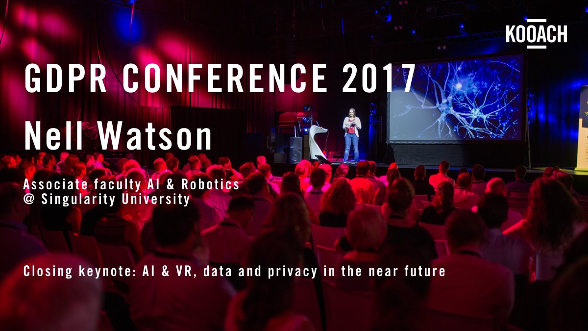 #TBT to our GDPR Conference on June 21 2017

➡️New upcoming #GDPR legislation
➡️+400 participants
➡️Keynotes and 3 tracks: legal, organizational and technical
➡️+20 experts on stage
➡️Closing Keynote: <a href="/NellWatson/">Nell Watson 🤖🧠⚖️</a> from <a href="/singularityu/">Singularity</a>

#Business #B2B #Events #GetKOOACHed