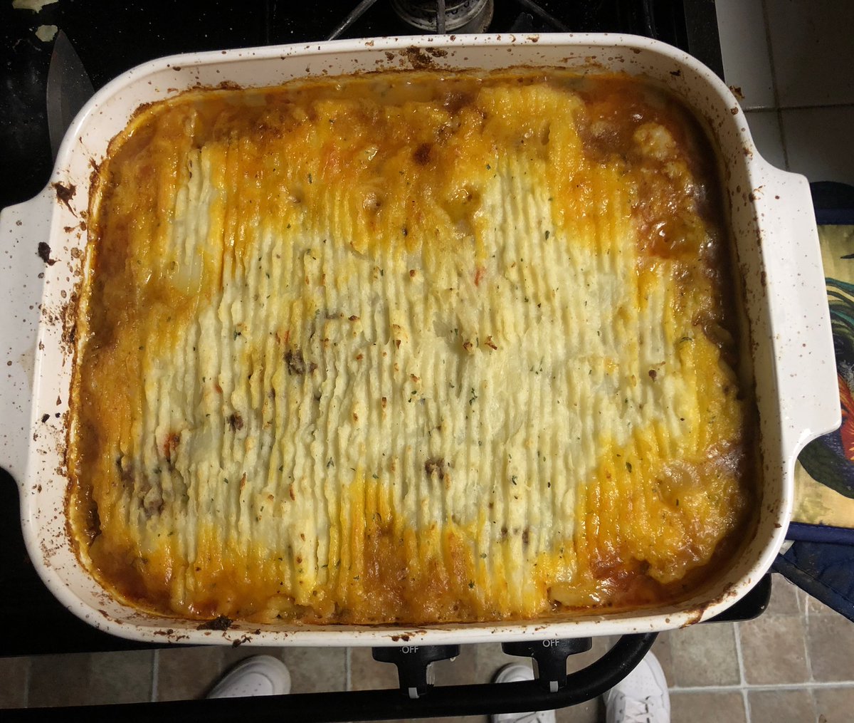 Shepherds pie & stuffed peppers