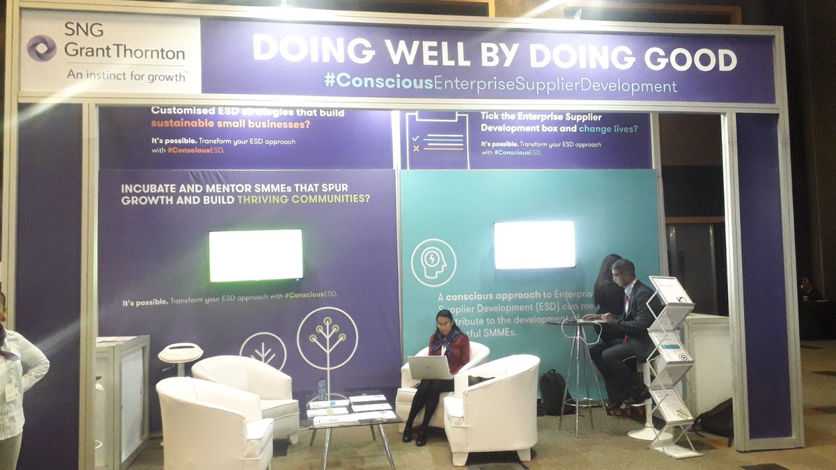 sng_gt's tweet photo. Day 2 of the #findaba19 is underway, Please visit our stand and meet our specialists.
'Is your Enterprise & Supplier Development strategy in place to tick boxes or make meaningful change?'
Lookout for this panel discussion at 10h00-10h45, Ballroom 3.
#SNGGT #ESD #findaba19 https://t.co/fRxwIkJk8L