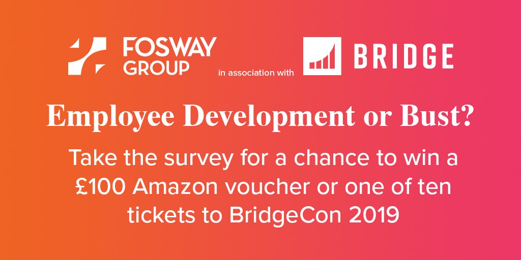 HRGrapevine's tweet image. #Survey | 'Employee Development or Bust?' 

Take part here - okt.to/rby4nd | @GetBridge @fosway
