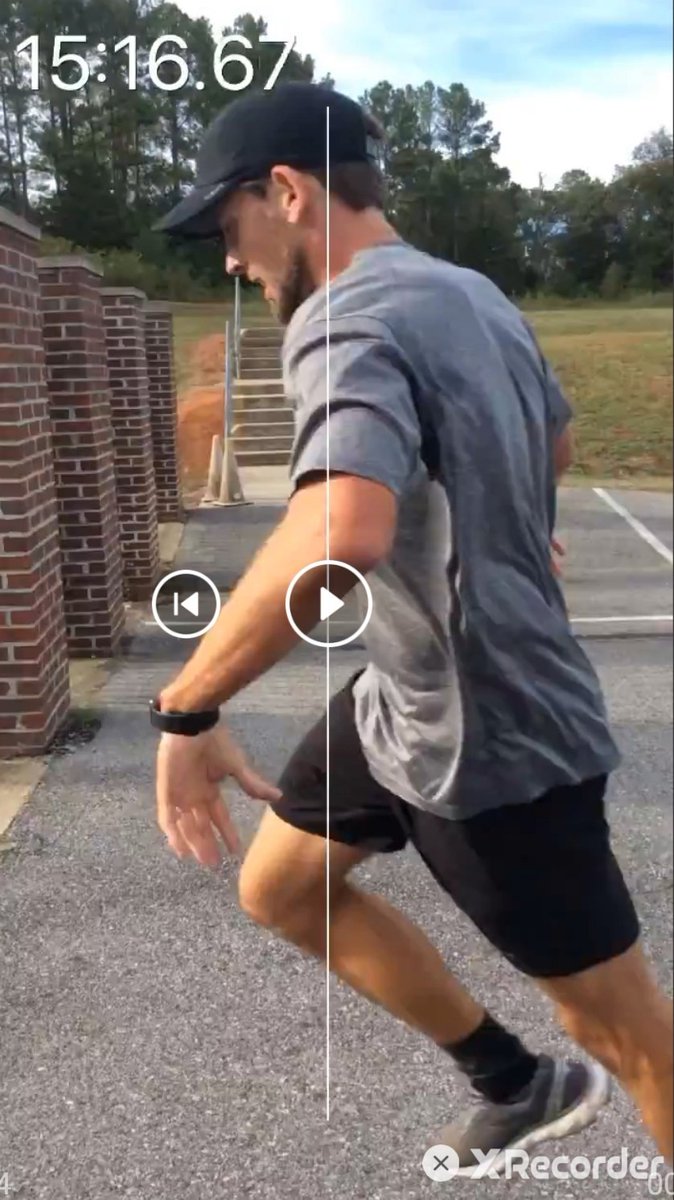 Coach Duff getting at it at practice today as we prep our timing equipment for next week's Inaugural Talladega County Cross Country Meet.