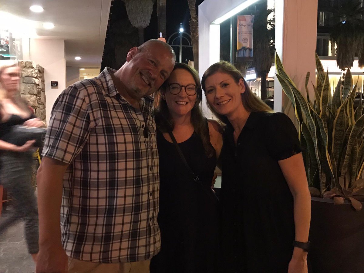 FauldsKaren's tweet photo. Sad to say goodbye to @kristymckeating from #SciX2019. Thank you for coming to speak and it has been lovely to spend time again with one of my first PhD students. Safe journey home @DuncanGraham70 @StrathChem @nanometchem https://t.co/iI27hIdVPX