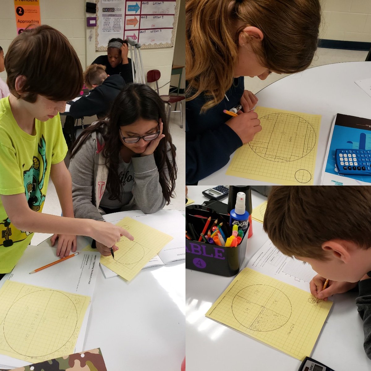 MathGuajardo's tweet photo. What's the relationship between the area of a circle and its diameter? #709math #vvsdmath @avmvikings @illustrativemathematics https://t.co/xjkyT8FUVb