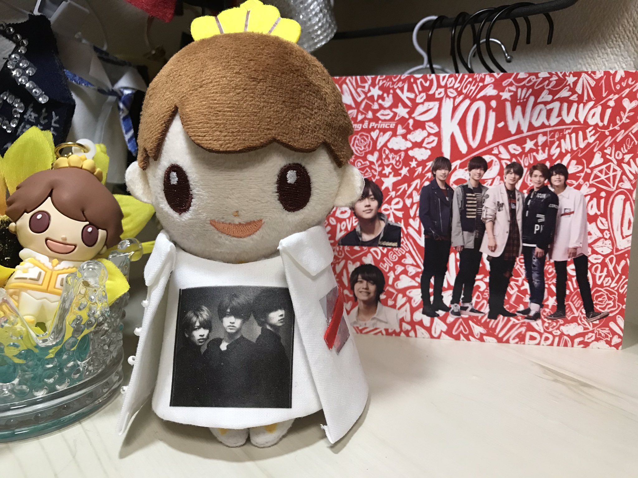 岸優太ｸﾝ風ちょっこりさん♡ロゴ入りハット 岸優太ｸﾝ風ちょっこりさん♡ロゴ入りハット 岸優太ｸﾝ風