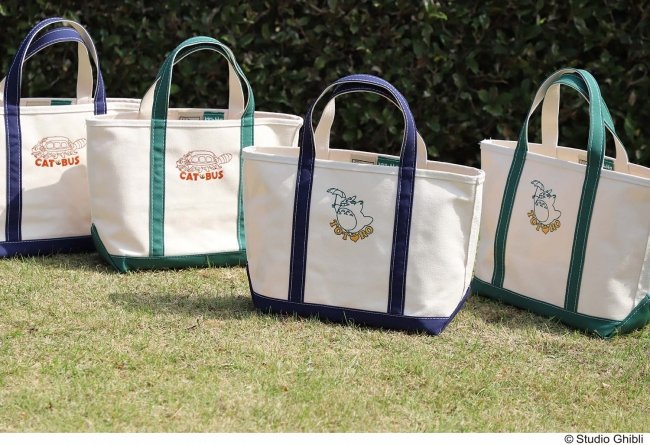 PRTIMES_JP's tweet image. スタジオジブリ作品の大人のアメカジブランド『ＧＢＬ』から「L.L.Bean」とのコラボアイテムが初登場！「となりのトトロ」のボート・アンド・トート・バッグが発売！ prtimes.jp/main/html/rd/p… @PRTIMES_JP