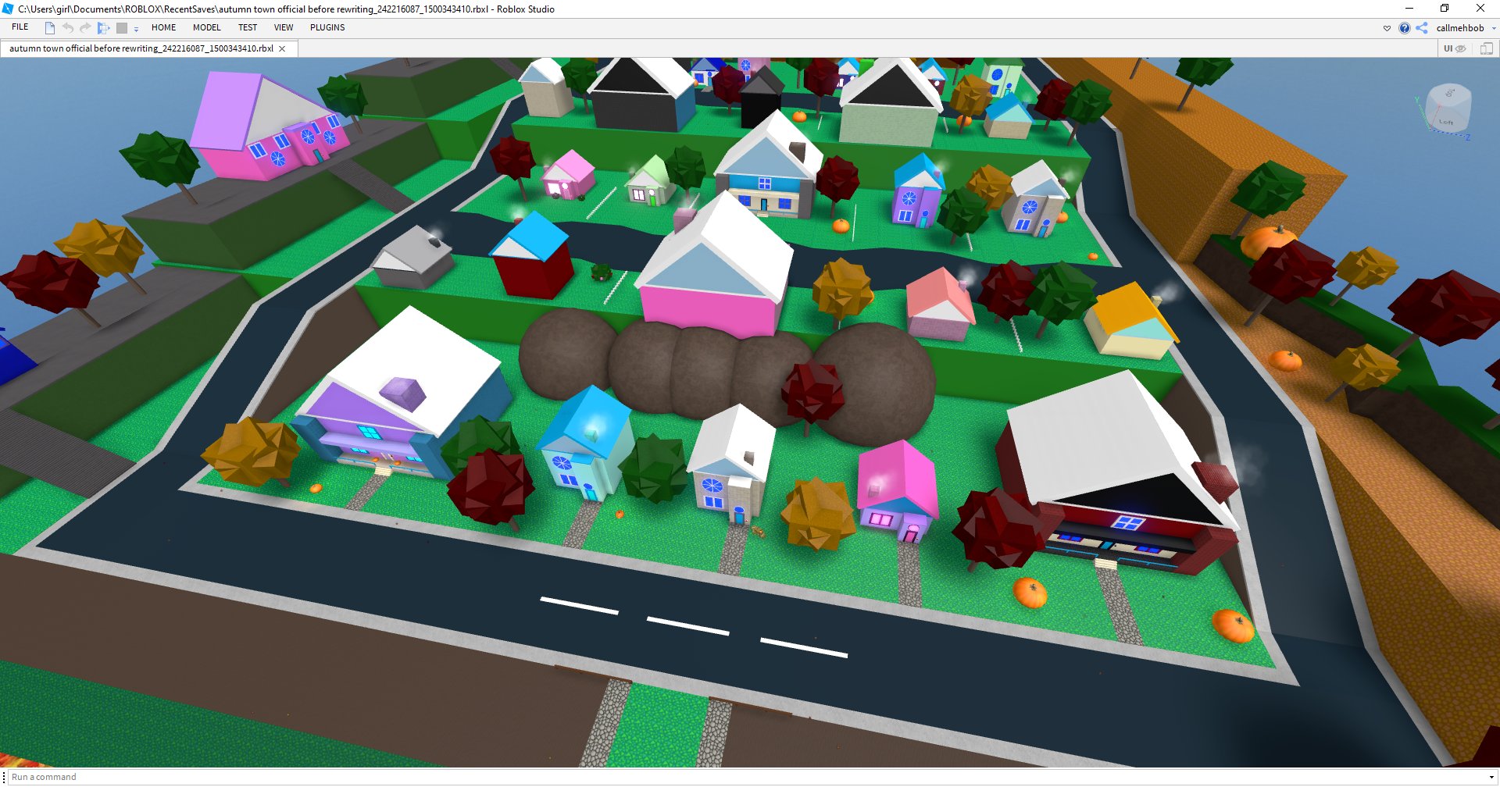 Barbie On Twitter Lookin At This Old Autumn Town Build From 2 Yrs Ago I Love How I Made 3 White Road Dashes And Said Nope Got Too Lazy To Do The - how to build a town in roblox studio