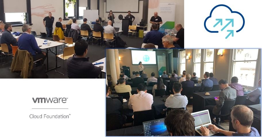 bigDubDub's tweet photo. VMware Software Defined Data Center Team continues to pull customer crowds as we extend from vSAN to VMware Cloud Foundation. #FullStackHCI 
Brisb, Melb &amp; Syd done! Next Stop, Perth &amp; Adelaide >>
https://t.co/WZBtaXt2lY https://t.co/bPzVZqfef2