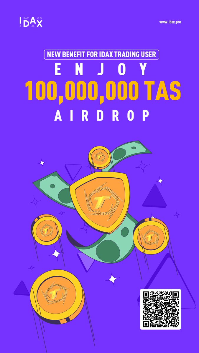 IDAXpro's tweet image. ✨✨ 100,000,000 #TAS airdrop giveaway went successfully yesterday. Thank you all IDAX users for the participation. Please stay tuned for the next @TarushTech TAS community events upcoming soon !! 🎁🎁