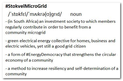 SANS10400's tweet image. Yep, #FreeTheGrid and allow ALL ~60million South Africans to profit from their own self-generation

Energy Freedom in our lifetime ?

#StokvelMicroGrid for a start ?