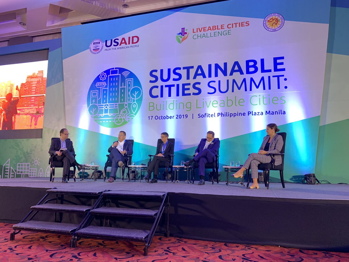 liveable_ph's tweet photo. Panel 2: Investing in Urban Infrastructure | Energy, Water, Connectivity: The Basics of City Competitiveness #SustainableCitiesSummit2019 #LiveableCitiesPH https://t.co/aOal5GZnqw