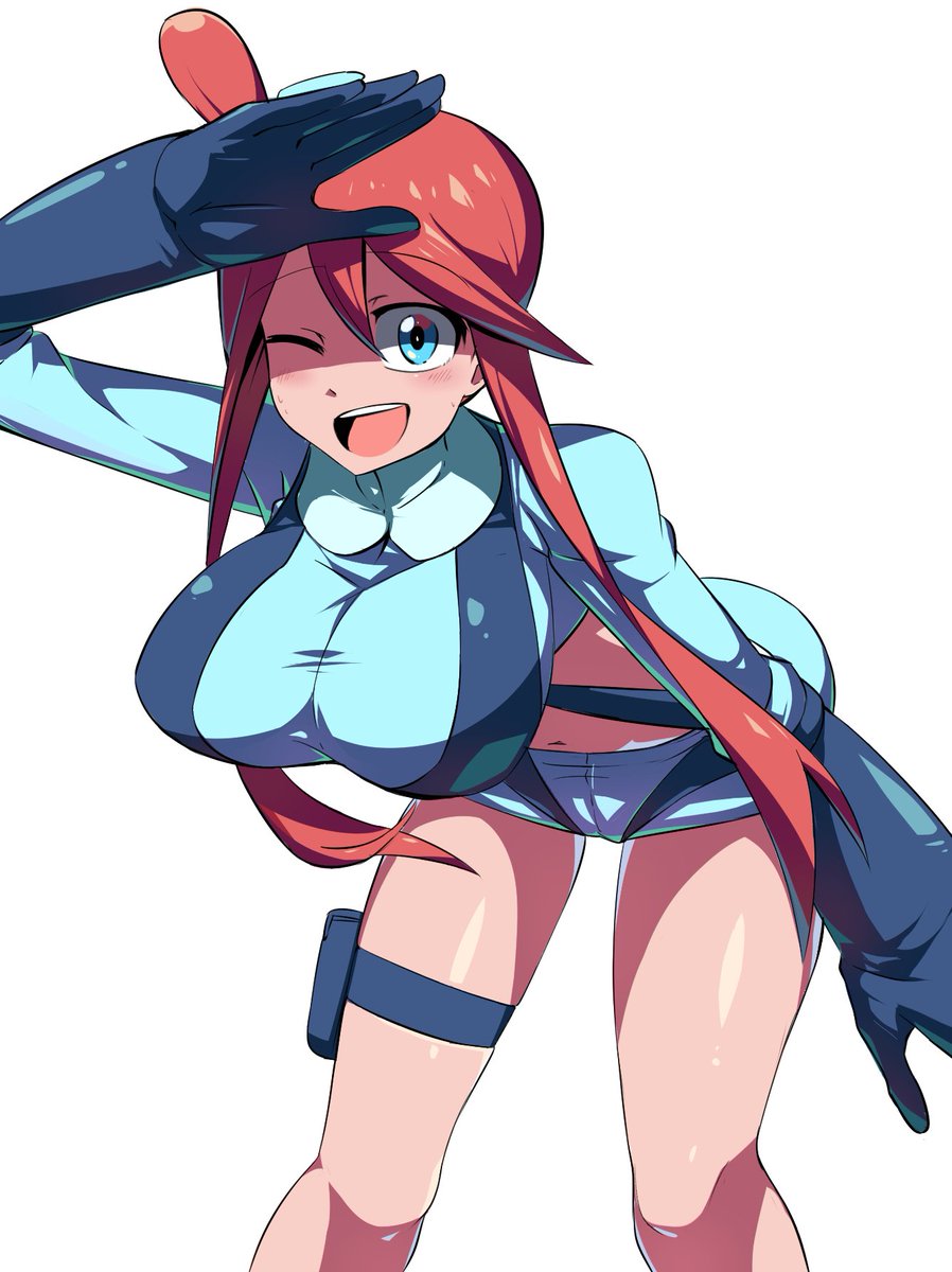 フウロ(ポケモン) 「フウロ 」|しむれのイラスト