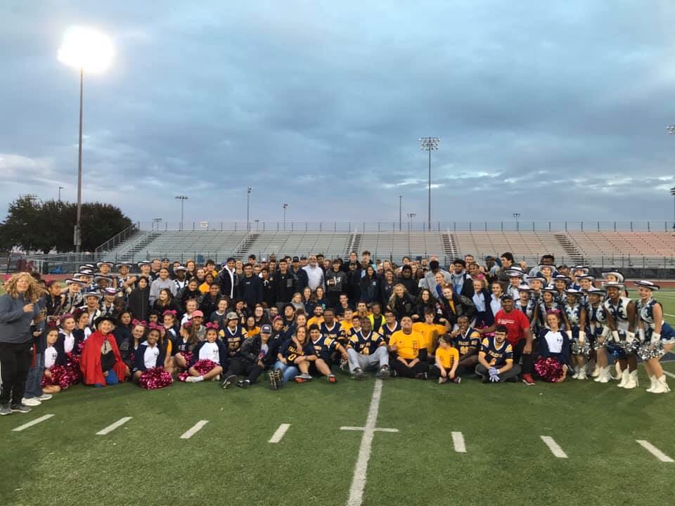 more than happy to be apart of the #1 school in texas that supports inclusion!! #gofalcons #hawknation