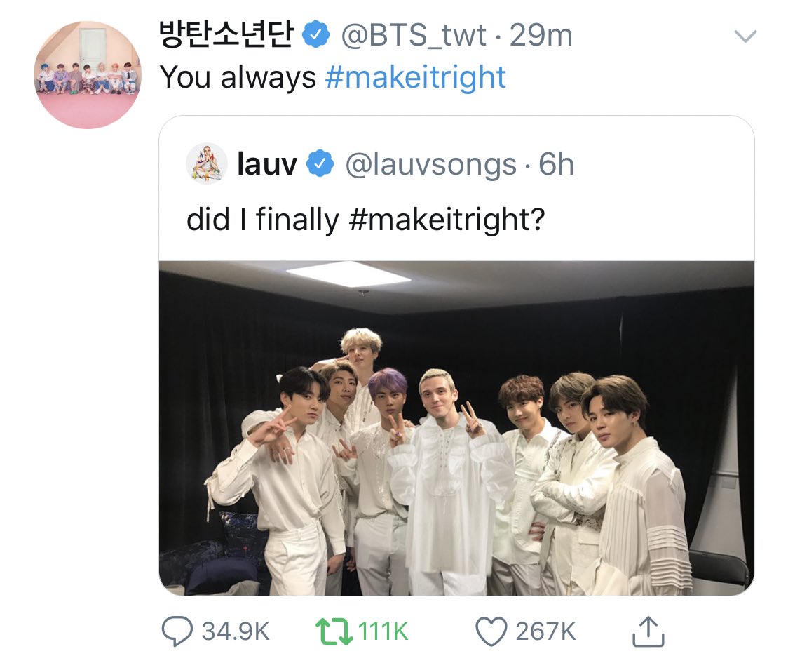 MistressJMinny_'s tweet photo. ความบังทันอะ ข่าวลือออกมา bighit บอกไม่สามารถคอนเฟิร์มได้ ผ่านไปแปบเดียว บังทันมาคอนเฟิร์มเอง55555555555555555555555555555555555555555555555555555555 #lauv #makeitright https://t.co/rdeqhOV8kQ