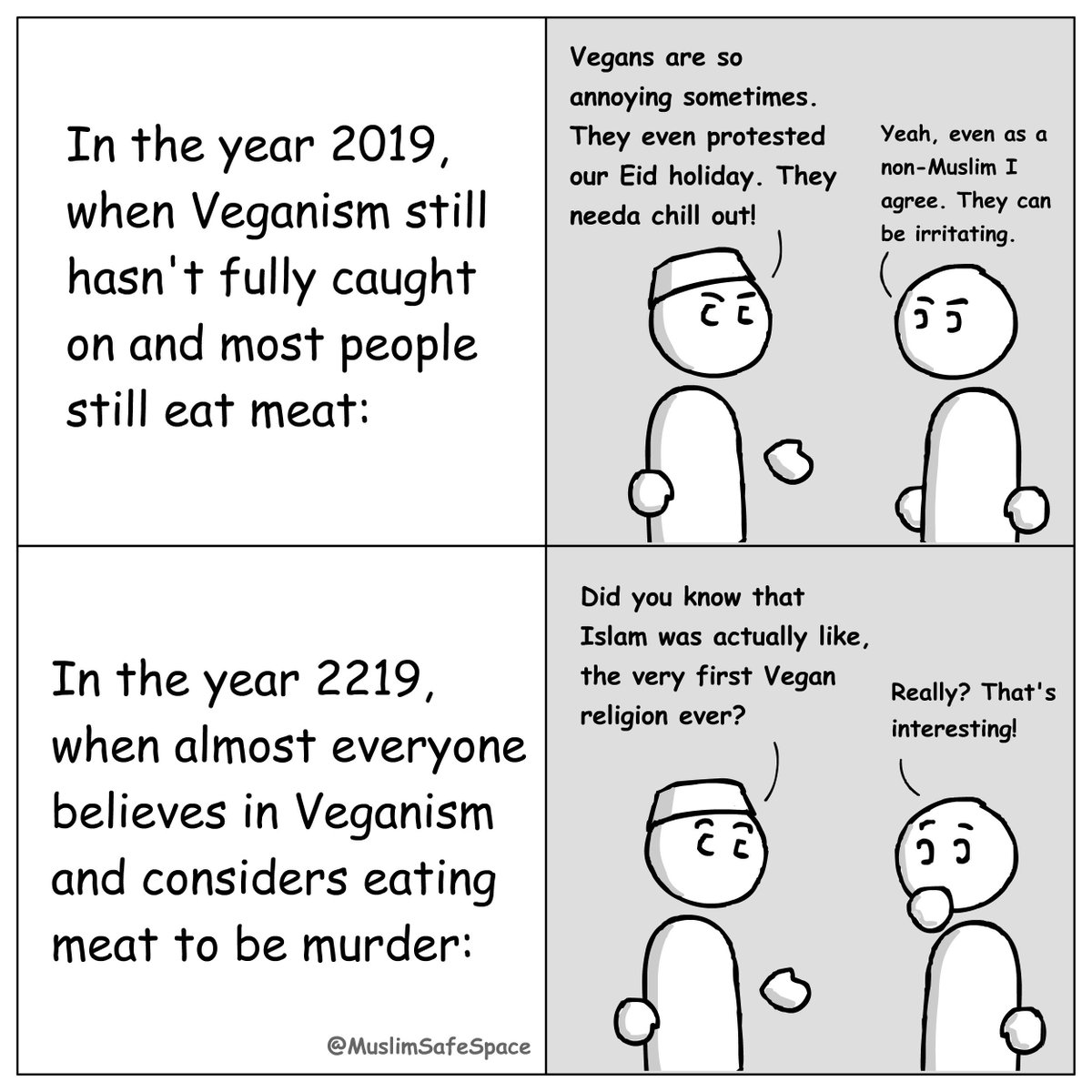 That vegan trend...--https://facebook.com/MuslimSafeSpace.
