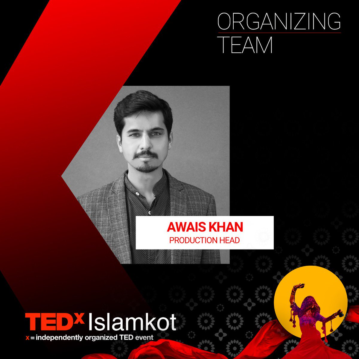 TEDxIslamkot's tweet photo. The amazing art work you've been seeing for this year's edition, meet our team mate Awais Khan, who's responsible for creating the treat for our eyes. https://t.co/IXef7Du7QB