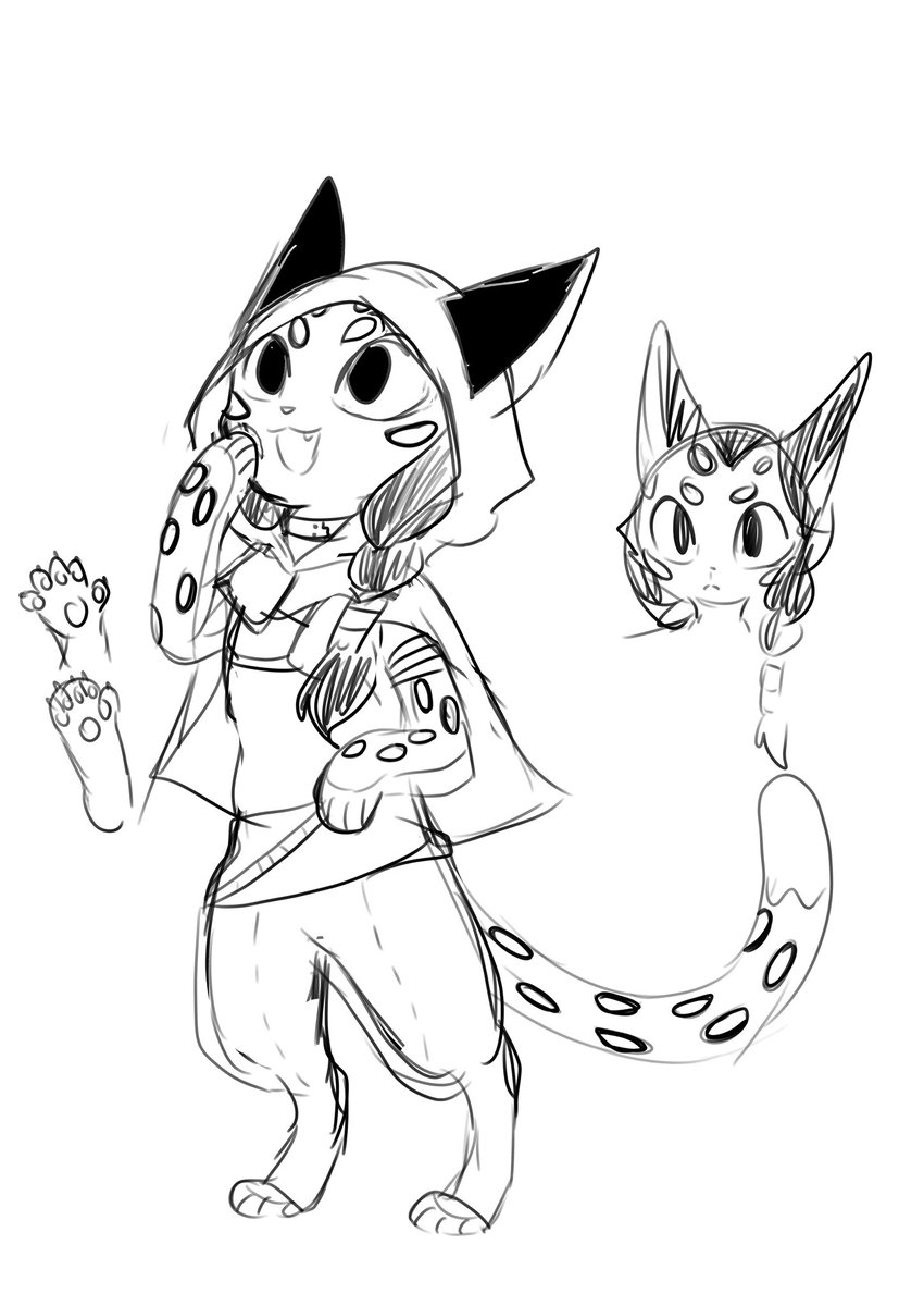 にゃんと…
a Tabaxi perhaps??? 