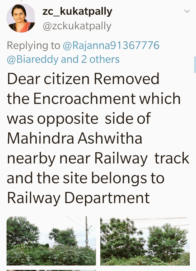asinha's tweet photo. @RPF_BHARATNAGAR @drmsecunderabad @SrinivasBellam @vinay_vangala @SCRailwayIndia @RailwaySeva @gmscrailway @SrDCMSC @RpfSc @rpfscr @PiyushGoyal @PiyushGoyalOffc @rsprasad @OfficeOfRSP It's at 100ft. Buffer zone of tracks b/w Indu and Ashvita Apartments Manjeera Pipeline Rd. #GHMC Circle 23. @zckukatpally confirmed earlier it's a railway land. Need coordinated support RPF Bharatnagar @DC_Moosapet @SCRailwayIndia #SaveGovernmentLand https://t.co/3uscaV0OcE