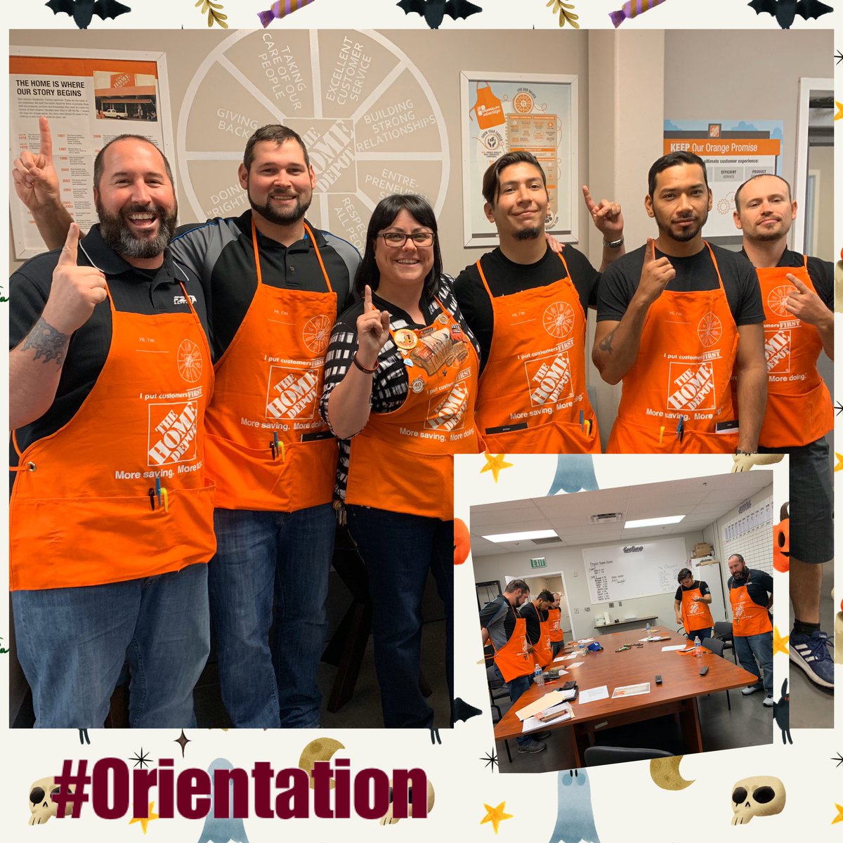 HDTashaD's tweet photo. #NewHireOrientation and #ApronPresentation at #AwesomeAliante welcoming these new associates to #TheHomeDepot @TonjaBarnicle @thdsaltarelli @lettyayala8 This group is excited about their future and to work for and grow with our AMAZING Company! https://t.co/QTKxPX66Qj
