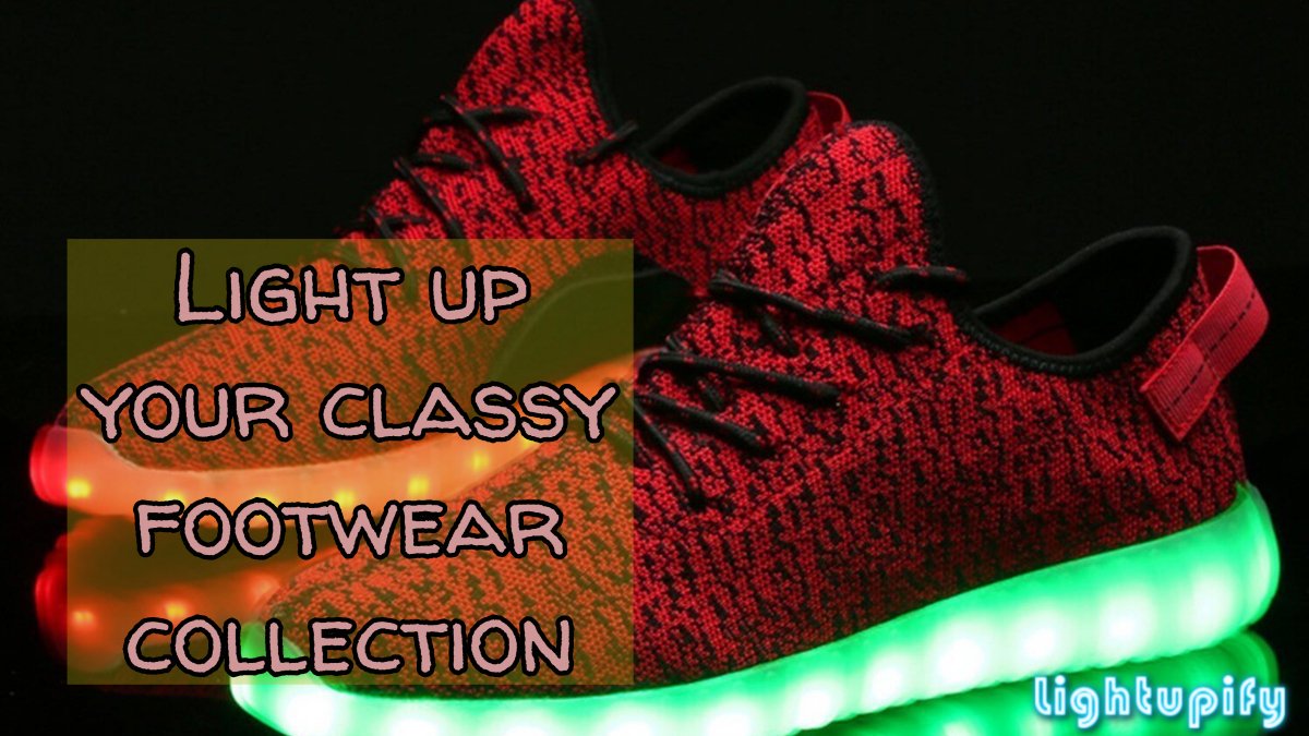 lightupify's tweet image. Light Up Your Classy Footwear Collection
Embrace the light uptrend by this classy #lightupfootwear by Lightupify! Grab the 10% coupon code now. Offer valid only for Lightupify Facebook followers.
Use Code: FB10 For more visit: bit.ly/33yBJ9i #lightupshoesforadults