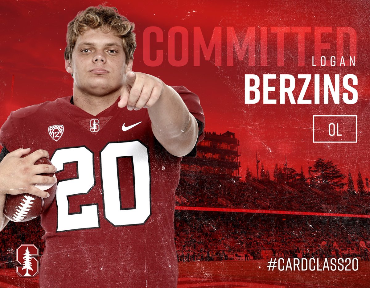 B2020Logan's tweet photo. I am honored to continue my academic and athletic dreams by committing to play football at Stanford University! Thank you to the 
@StanfordFball staff that have guided and supported me!
@CoachL_Anderson
@Coach_Carbs
@maeubanks
#Committed #CardClass20 #FearTheTree #PWO
🌲🌲🌲 https://t.co/PPEvLpTIFJ