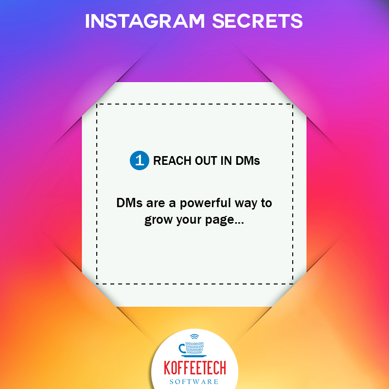 KoffeetechComm's tweet photo. Introducing Instagram secrets for you!
⁣⁣⁣⁣⁣⁣⁣
#Secret 1: Reach Out in DMs
⁣
Instagram is such a compelling tool &amp; a magnificent place to discover like-minded individuals.⁣

Know more here: https://t.co/7W5cDPVDKY

#Koffeetechsoftware #DigitalmarketingAgency #SEO #SMM https://t.co/dZ0TCs21aj