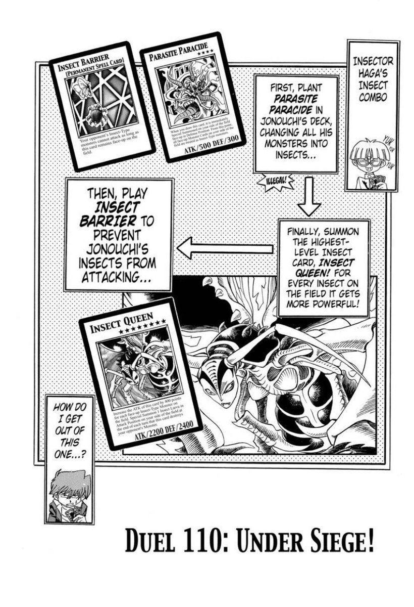 As Takahashi perfects the rules of Duel Monsters, Yu-Gi-Oh! becomes the type of series where battling and defeating your opponents involves more strategy and problem solving (like JoJo or HxH), which makes duels more interesting to read through.