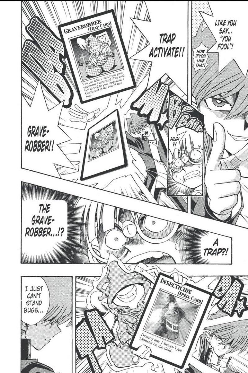 As Takahashi perfects the rules of Duel Monsters, Yu-Gi-Oh! becomes the type of series where battling and defeating your opponents involves more strategy and problem solving (like JoJo or HxH), which makes duels more interesting to read through.