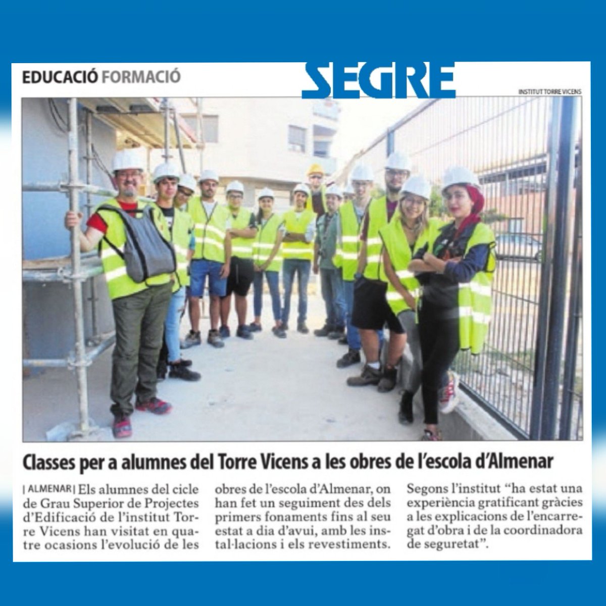 🗞Moltes gràcies per la difusió <a href="/SEGREcom/">SEGRE</a> <a href="/segrecom_lleida/">SEGRE Lleida</a>🗞

segre.com/noticies/lleid…

#difusió #comunicació #diari 
#mitjansdecomunicació #premsa #internet #xarxessocials