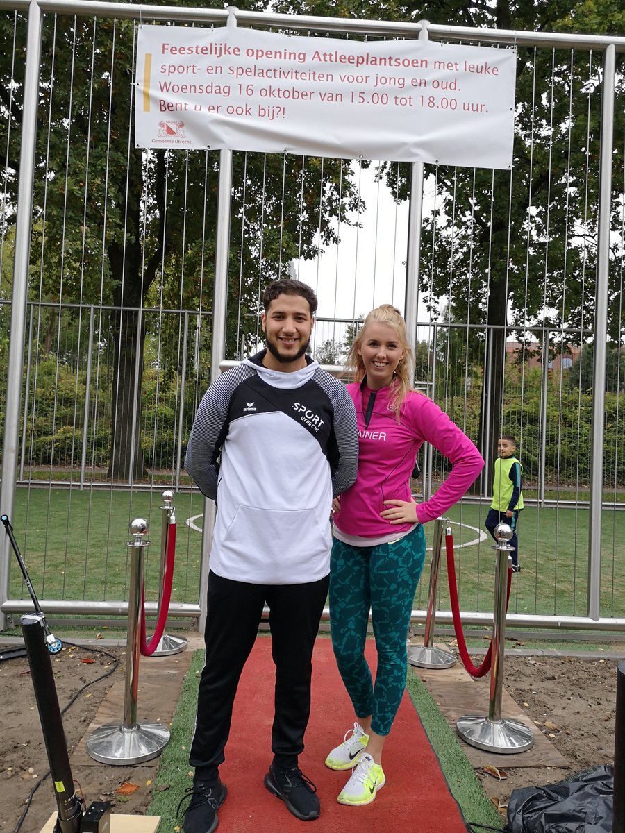 Feestelijke opening van het vernieuwde Attleeplantsoen. Een mooie sportplek in de Wijk Kanaleneiland

<a href="/SU__Nabil/">Nabil Azarkan</a> <a href="/BBeckysbootcamp/">Becky's Bootcamp</a> <a href="/lindavoortman/">Linda Voortman</a> @SportstadUtrech