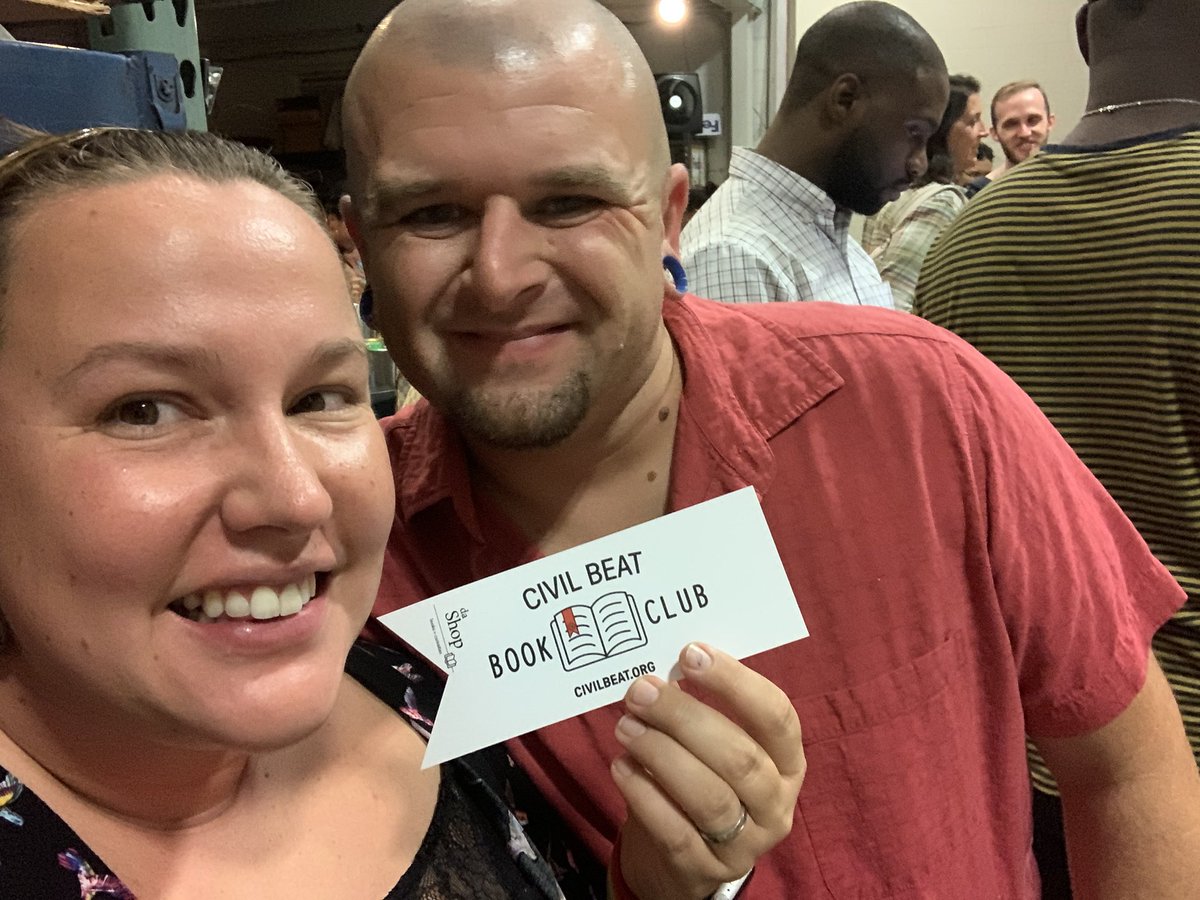 MiliLaff's tweet image. Perfect nerd date night!  The first book choice for the @CivilBeat book club is “Doxology.”  Read it with us &amp;amp; come back to Da Shop to talk about it in December! #808Educate