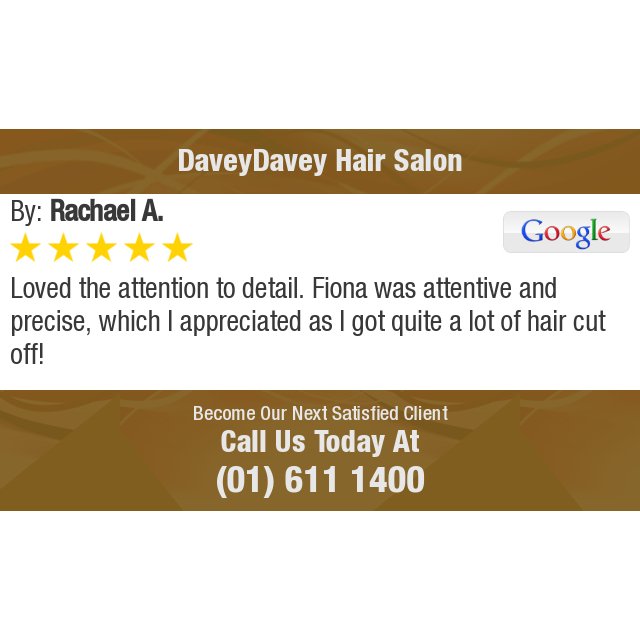 5 Star: Rachael A. "Loved the attention to detail. Fiona was attentive and precise, which I appreciated as I got..." bit.ly/2lOf0kc