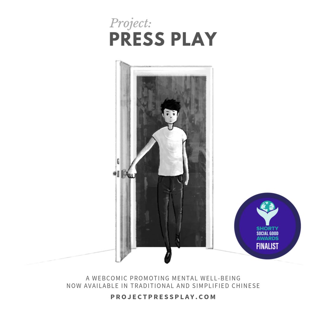 pressplaynow's tweet photo. What an honor for our ‘Press Play’ webcomic to be selected as finalists in the Shorty Social Good Awards: https://t.co/ZDb0jD4pOV Thank you @shortyawards ! https://t.co/lEf5CKbCFY
