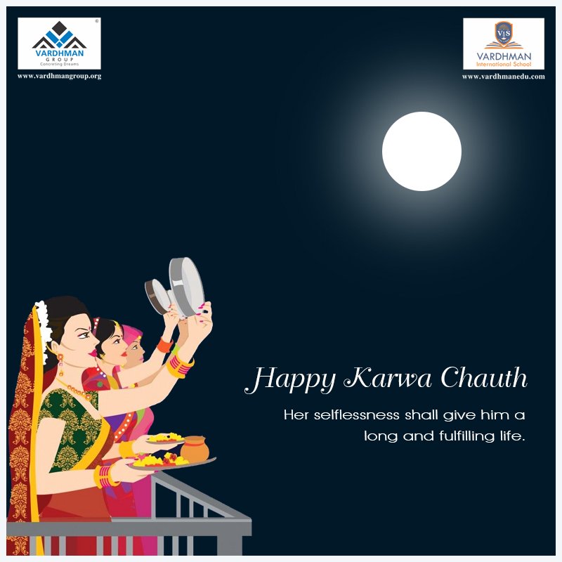 GroupVardhman's tweet photo. Wives are the epitome of selflessness, love and affection. They can go to any extent to bring good to their husbands, no matter what it takes! Karva Chauth is one such instance when wives fast for their husbands’ long and fulfilling lives. #HappyKarvaChauth
#vardhman #karvachauth https://t.co/Oj3b3juPrH