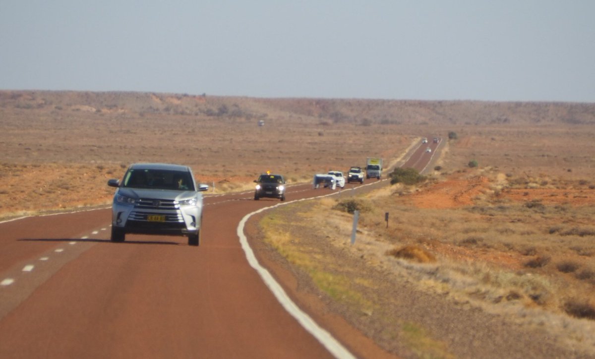 ArdinglySolar's tweet image. Good morning! We are back on the road. 2 days left of the World Solar challenge for us. #BWSC19 #solarcar