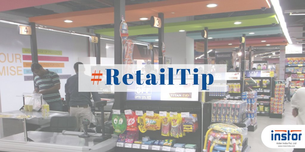 instorindia's tweet image. #RetailTip: Place everyday items at the interior side of store. This makes your customer travel to entire store increasing the likelihood of buying more items. #retail #InstorIndia #supermarket