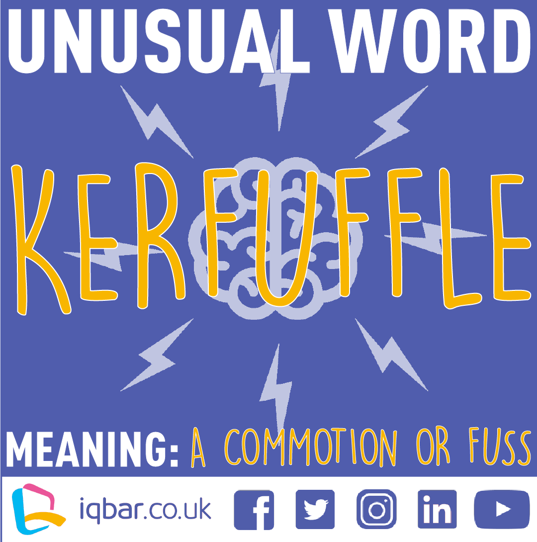 IQBARUK's tweet photo. Just in case you wanted to expand your vocabulary next time you come across a commotion 😉 #iqbar #education #onlinetutors https://t.co/x3kGn4alb9