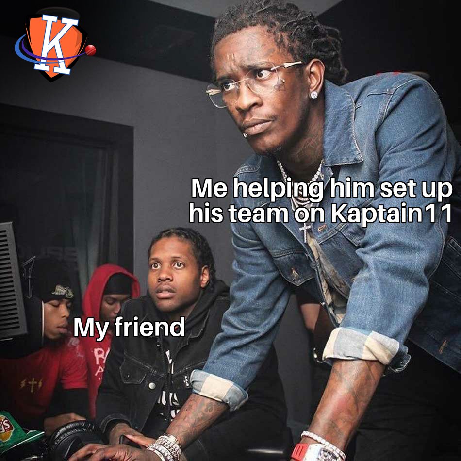 Kaptain_11's tweet photo. The ones who play Kaptain11 are known in their friends' circle as the local 'Cricket experts'. Come, join the big league and play with the Kaptains today!
https://t.co/UlMJOJIcCX

#kaptain11 #kaptain11app #cricketexpert #cricketmeme #fantasycricket #fantasymeme #cricket #meme https://t.co/UXPQiGqWEO