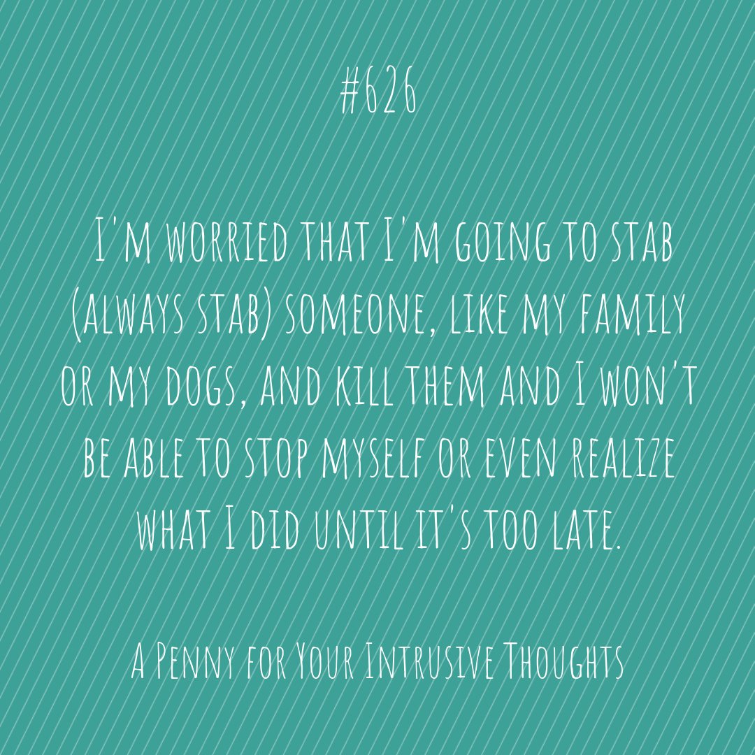 OCDthoughtsanon's tweet photo. Happy #OCDweek! Miscellaneous OCD Thoughts Part 1 of 3:
Submit your own anonymously: https://t.co/BnoM50ZzS8 #ocd #ocdvocate #realocd https://t.co/F8Na8bNE8z