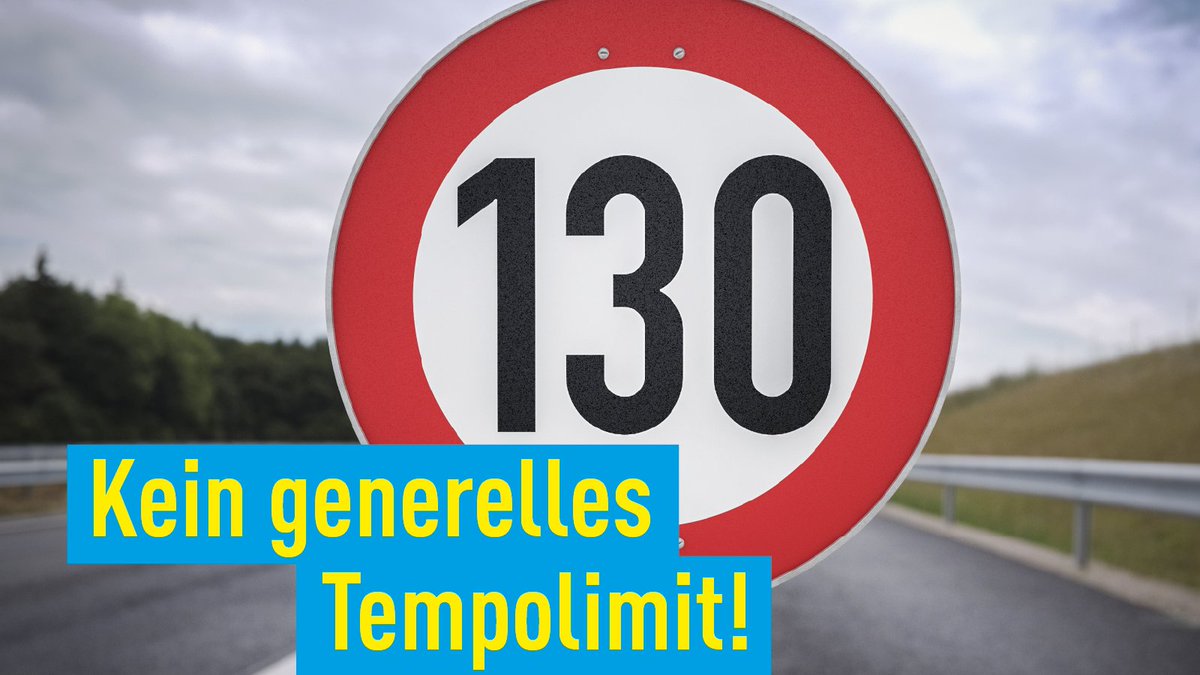 Grüne wollen #Tempolimit von 130 km/h für den Klimaschutz. Statt eines Tempolimits brauchen wir ein CO2-Limit. Das wird beim Auto den Innovationsmotor anspringen lassen – z.B. indem H2 oder klimaneutrale Treibstoffe eine echte Alternative zu Benzin & Diesel werden, so @c_lindner.