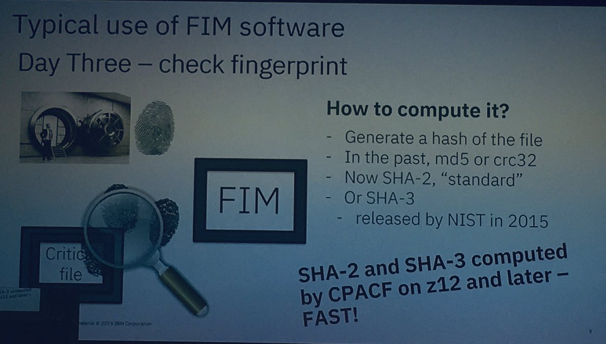 ESereville's tweet image. The File Integrity Management, a key point of security for sleep well at night #ibmzsec
